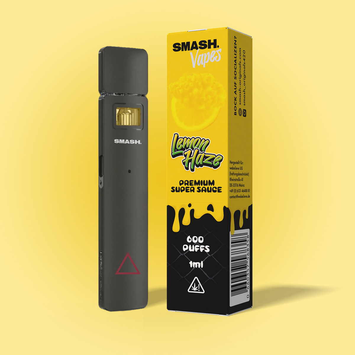SMASH. Super Sauce Vape – Lemon Haze (10er VE)
