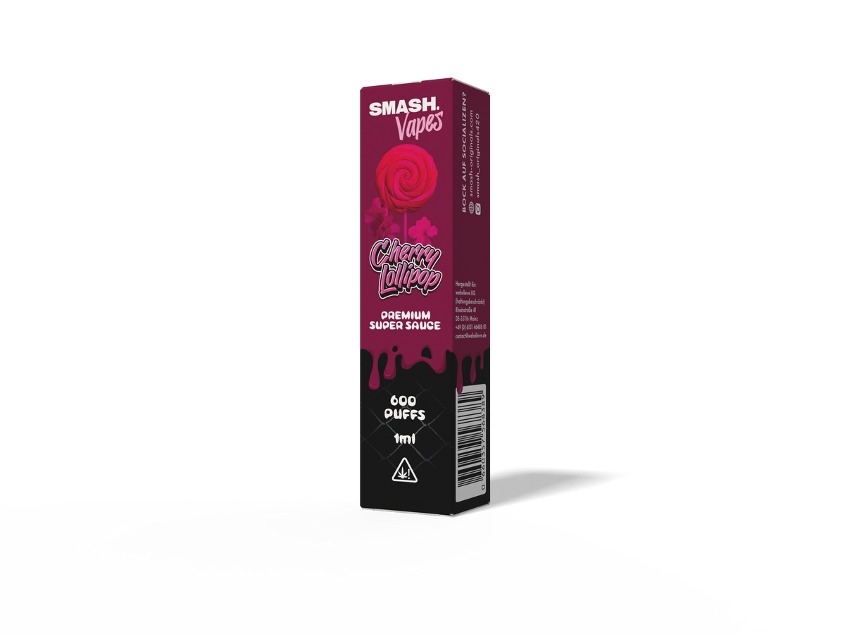 SMASH. Super Sauce Vape – Cherry Lollipop (10er VE)
