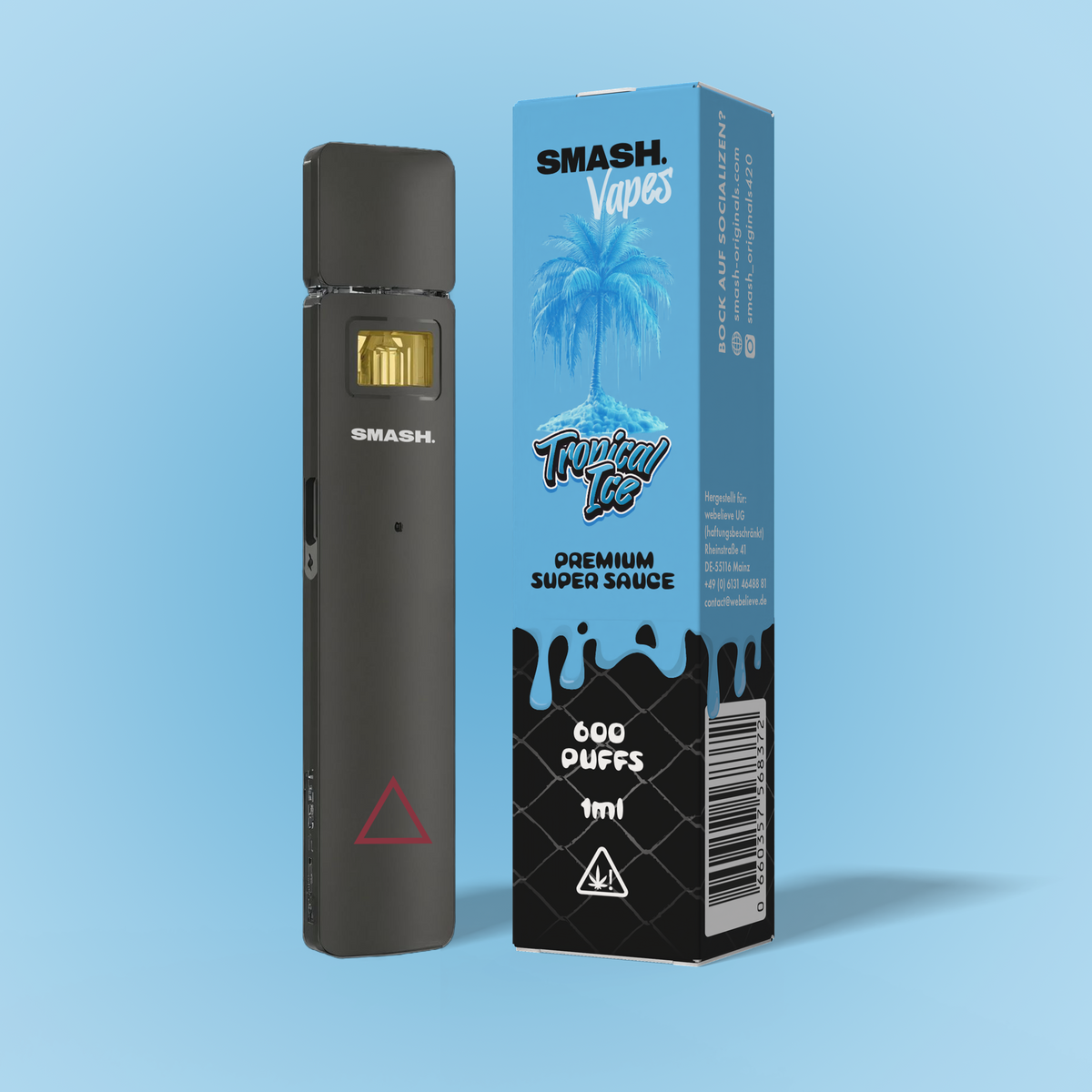 SMASH. Super Sauce Vape – Tropical Ice (10er VE)